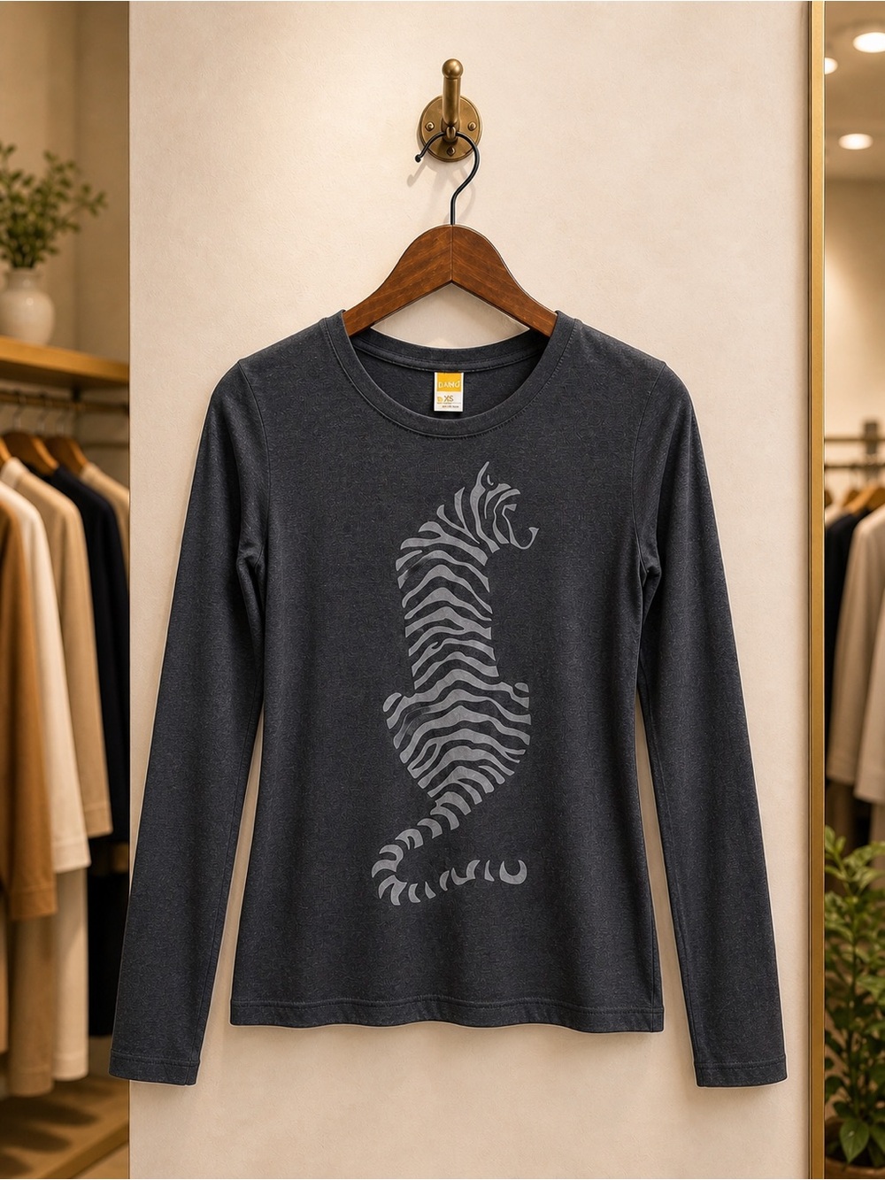 DANO Long Sleeve Tiger Graphic Tee